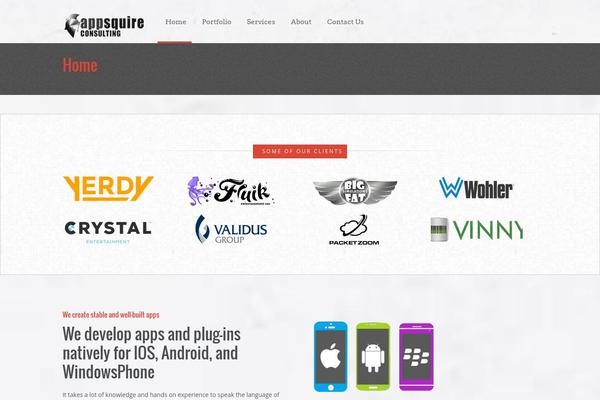 Appdev theme site design template sample