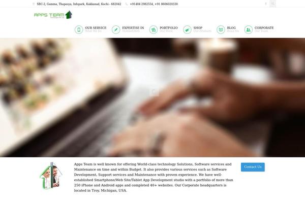 Zen7 theme site design template sample
