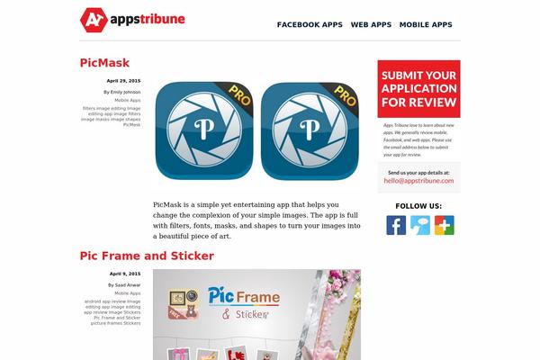 appstribune.com site used Frank