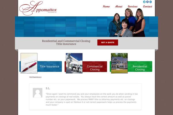Incare theme site design template sample