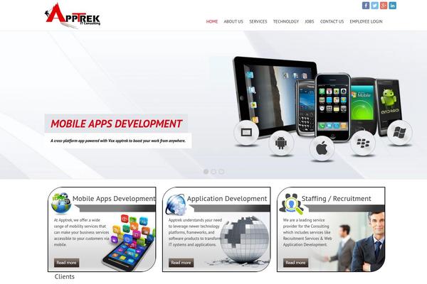 Interface theme site design template sample