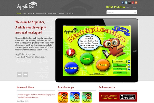 Ata theme site design template sample