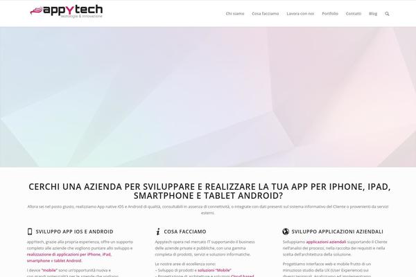 Extensio theme site design template sample