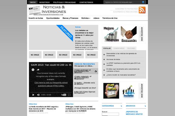 Premiumnews theme site design template sample