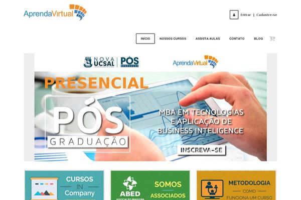 LMS theme site design template sample