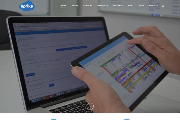 Jupiter theme site design template sample