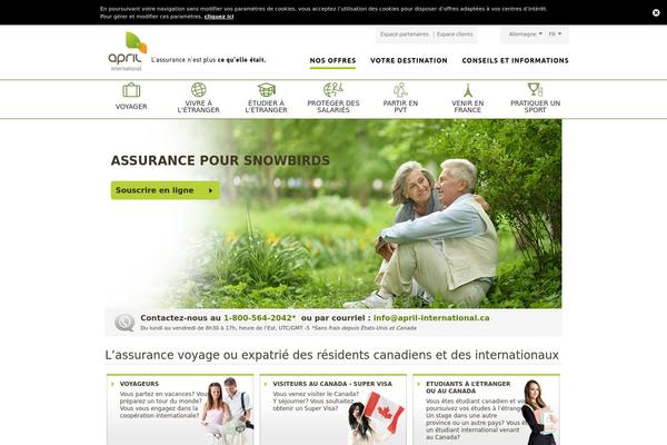 april.ca site used Wpactivis