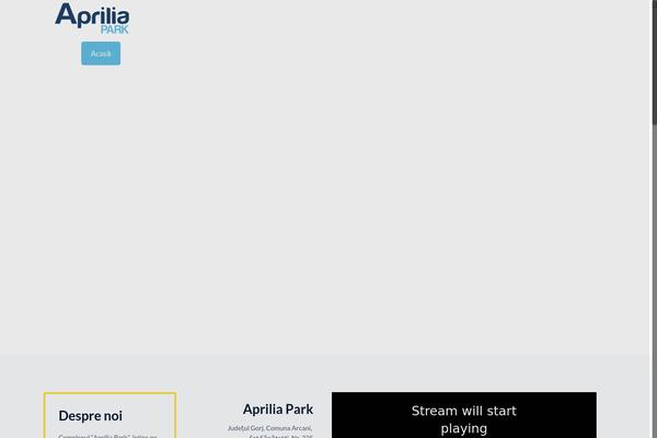 apriliapark.ro site used Apriliapark
