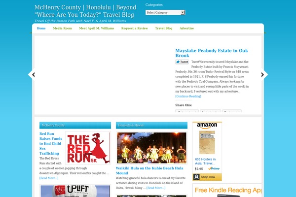 Serenity theme site design template sample