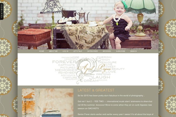 Prophoto4 theme site design template sample