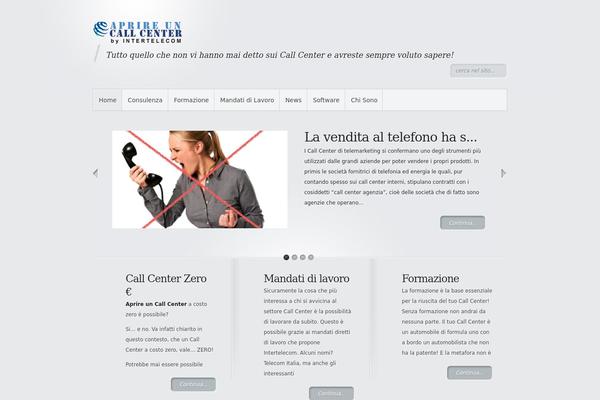 Minimal theme site design template sample
