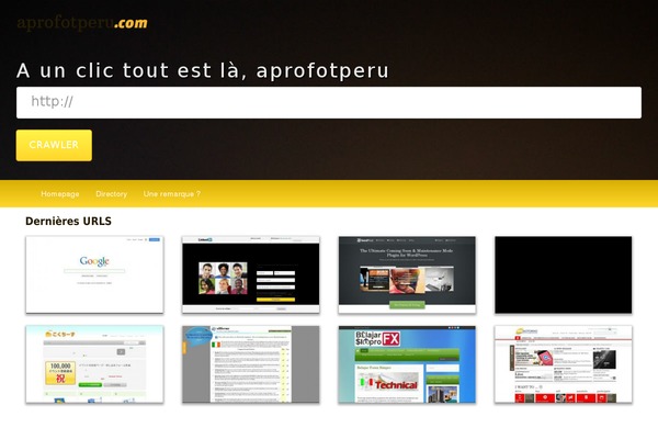 aprofotperu.com site used Infoist