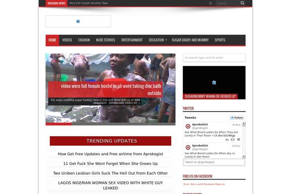 BoomBox theme site design template sample