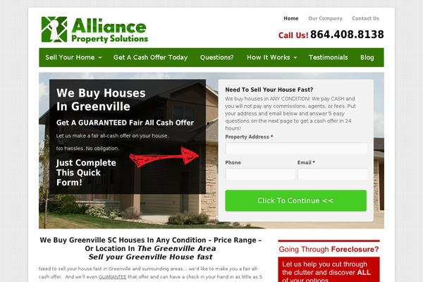 apshomebuyers.com site used Oncarrot