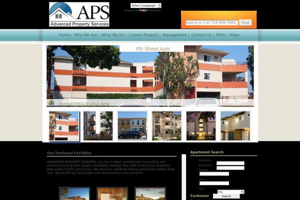 apsmanagement.biz site used Aps