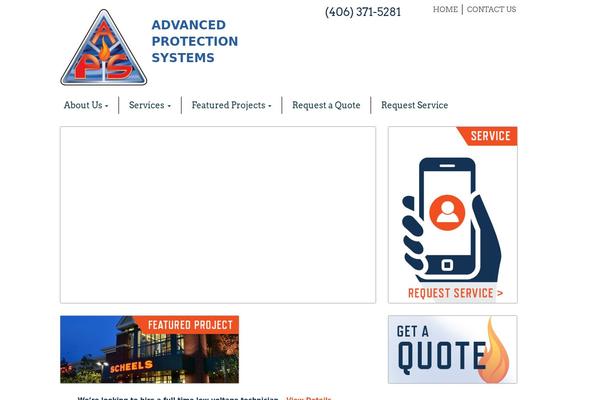 apsmontana.com site used Advanced_protection_systems
