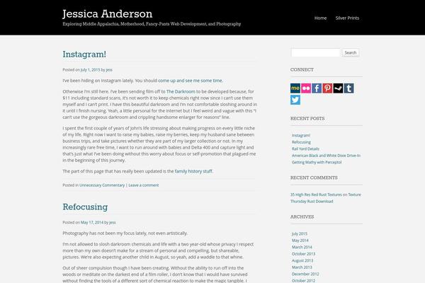 Portfolio Press theme site design template sample