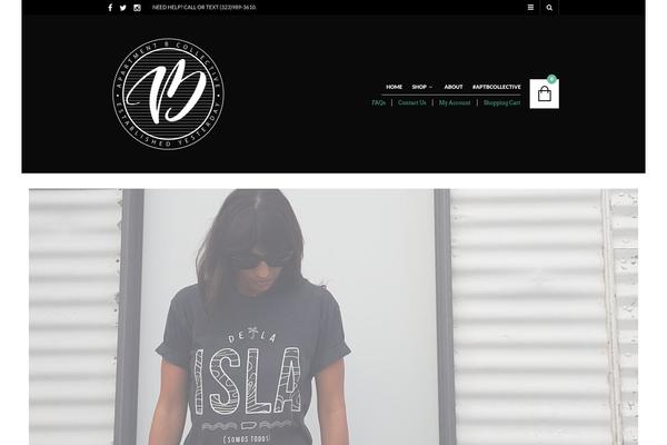 The Retailer theme site design template sample