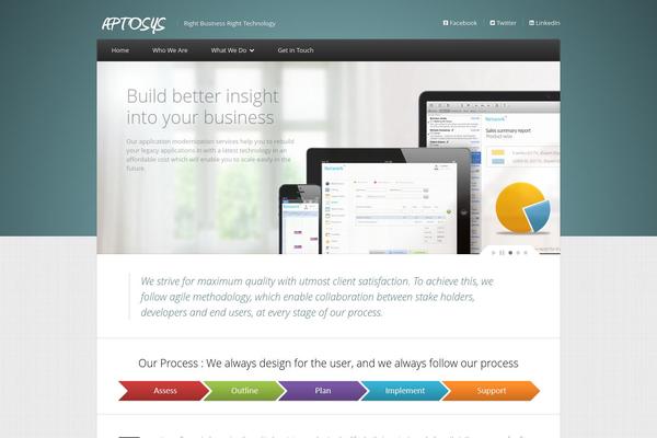 Nexus theme site design template sample