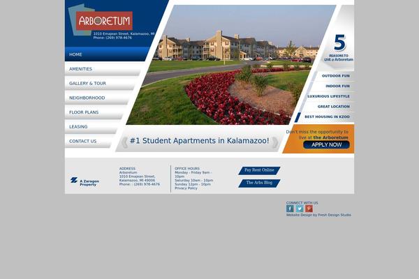 aptskzoo.com site used Zaragon