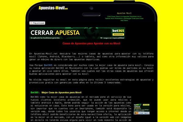 apuestas-movil.net site used Disenomovilwp