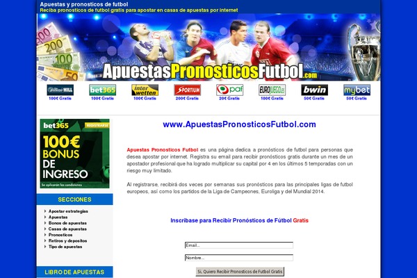 apuestaspronosticosfutbol.com site used Wpdiseno2es