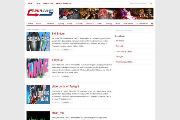 Freshlife theme site design template sample