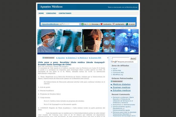 Blue Box theme site design template sample