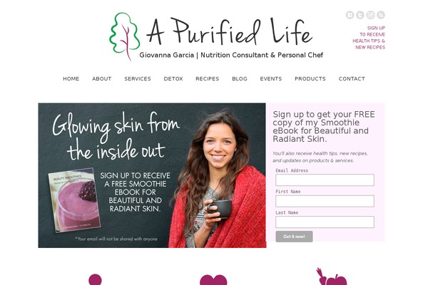Elegance theme site design template sample