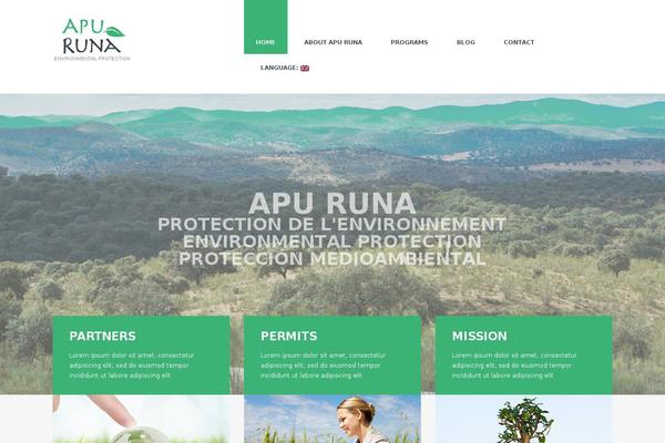 Cherry Framework theme site design template sample