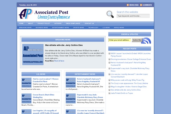 Revolution City v1.0 theme site design template sample