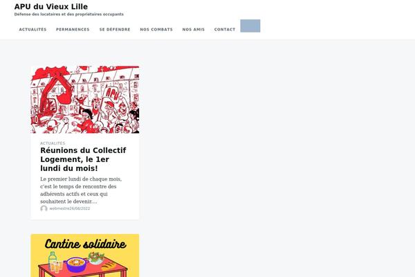Justread theme site design template sample