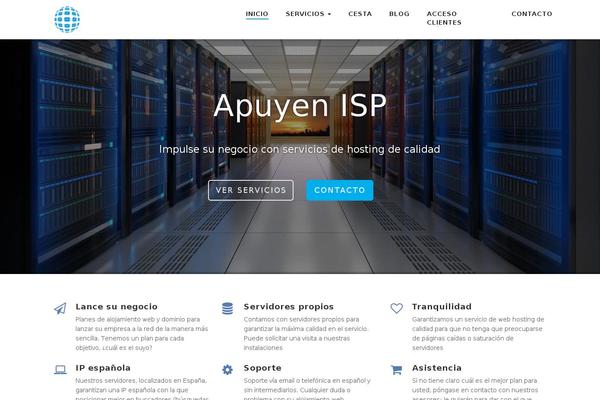Integral theme site design template sample