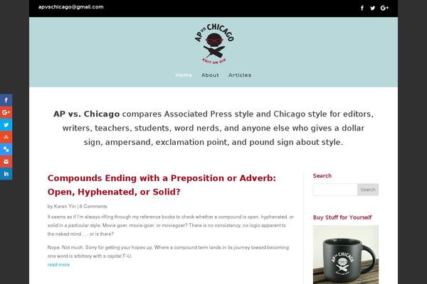 Site using Autoptimize plugin