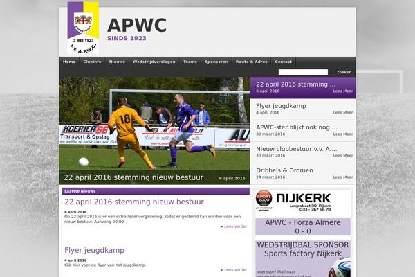 apwc.nl site used Footballclub-2.5.6