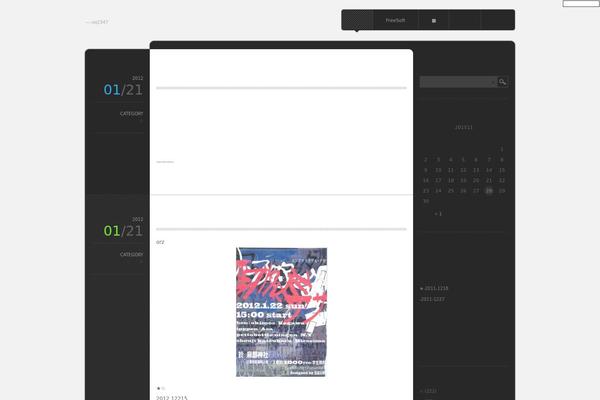 monochrome theme site design template sample