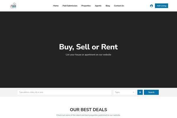 Site using Residence-gutenberg plugin