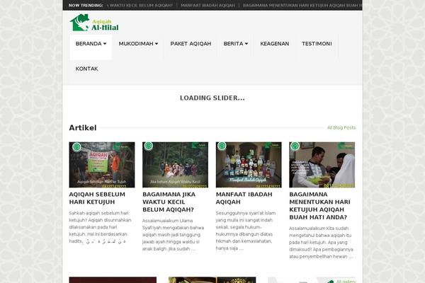 Site using Carousel Horizontal Posts Content Slider plugin