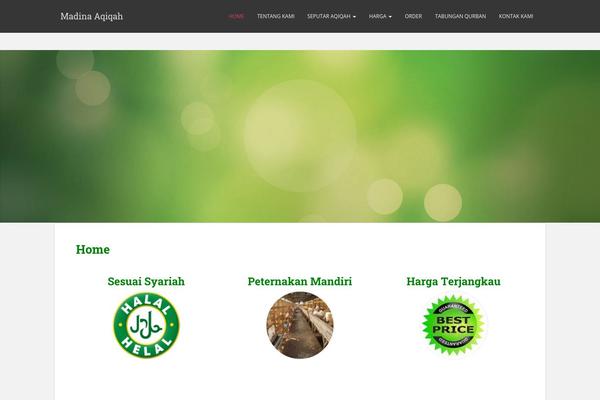 aqiqahmadina.com site used Madina