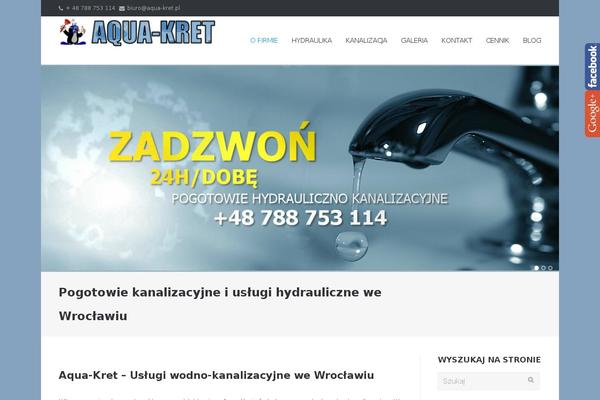 Ultra theme site design template sample
