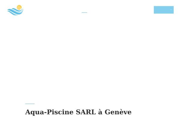aqua-piscine.ch site used Bassein