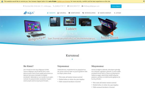 aquabilgisayar.com site used Auris_onepage