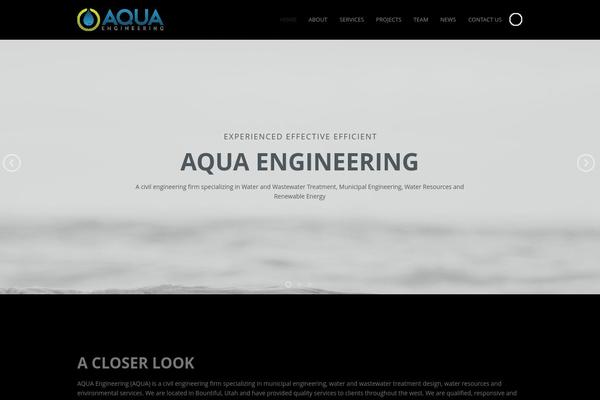 Mineral theme site design template sample