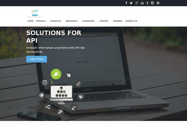 Layers theme site design template sample