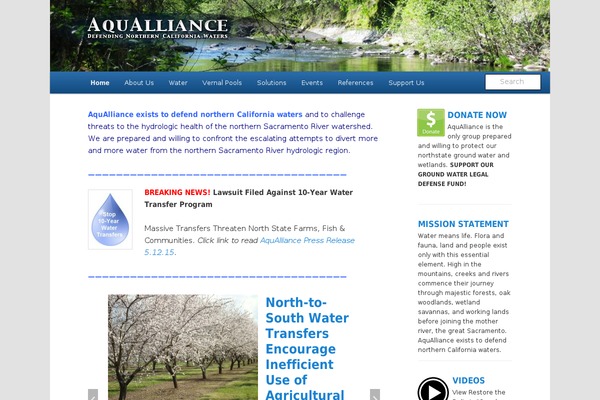 Site using Carousel Horizontal Posts Content Slider plugin