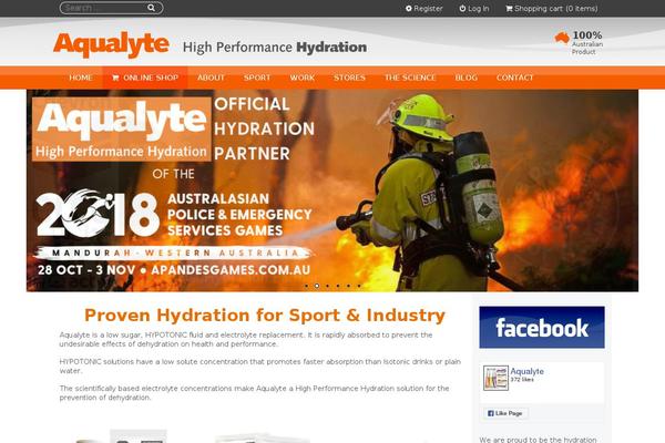 aqualyte.com.au site used Aqualyte
