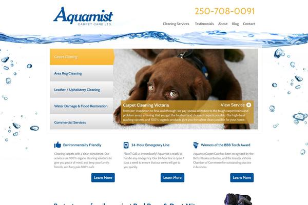 Mist theme site design template sample
