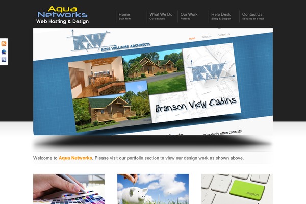 aquanetworks.com site used Display