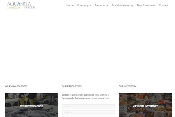 aquanitafoods.com site used Soflomediapro
