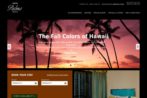 Site using Awesome Weather Widget plugin